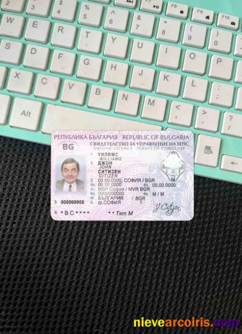 Bulgaria driving license photolook